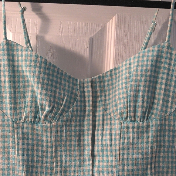 Zara Gingham Corset Inspired Top - Picture 2 of 7